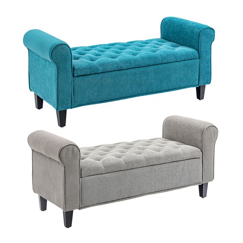 Homcom bed end bench - bench, with