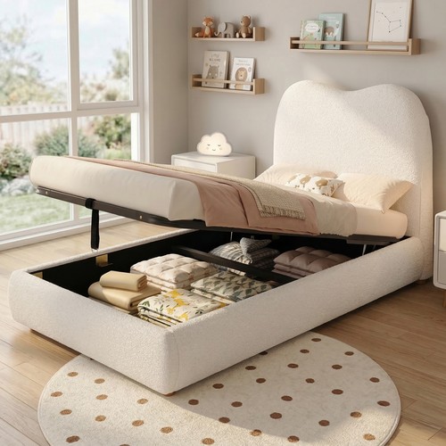 Single bed frame - w/, hydraulic