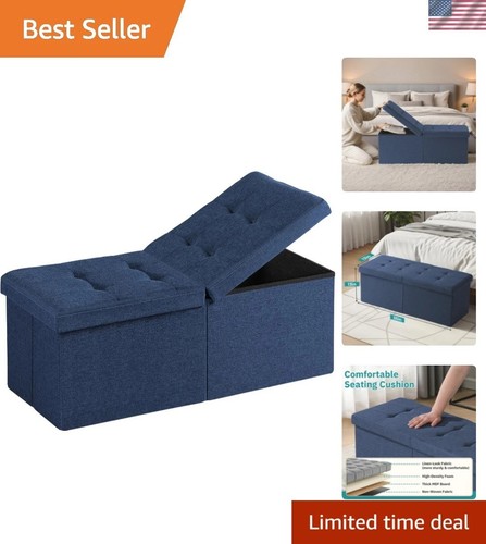 Inch storage ottoman bench - 35-inch,