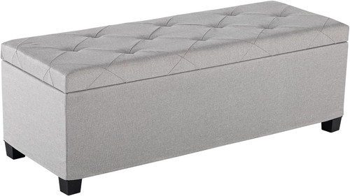 Fabric upholstered storage - 43",
