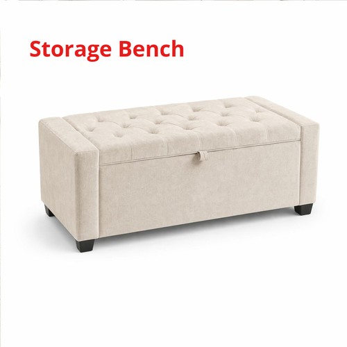 End bed storage benches - end, of