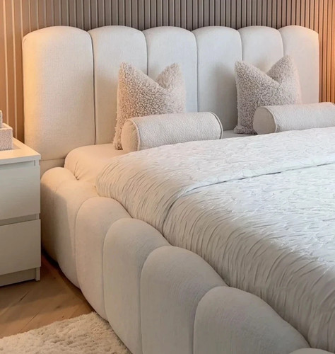 Luxury ottoman bed - frame, gas
