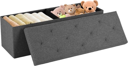 Foldable storage ottoman - storage,