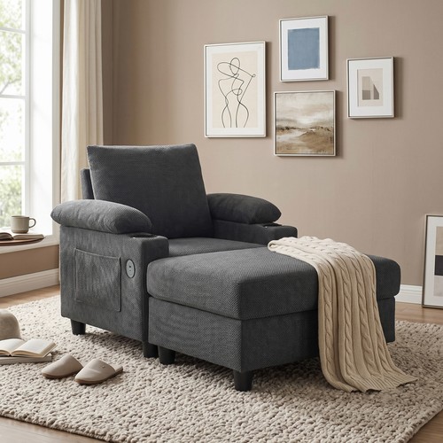 Accent chair with storage - chair,