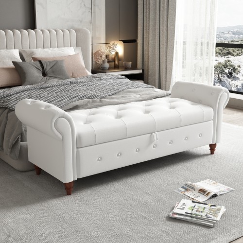 Modern upholstered end bed - end,