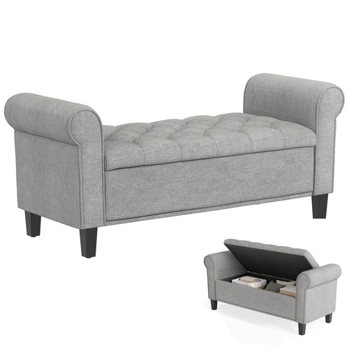 Bed end bench with ottoman - bench,