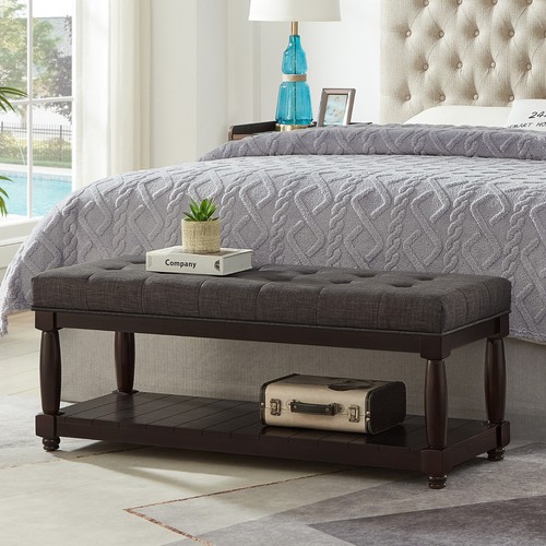 Classic linen upholstered end - classic,