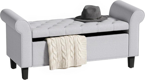 Homcom storage ottoman end - ottoman,