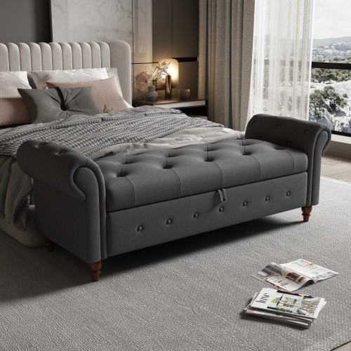 Modern upholstered end bed - upholstered,
