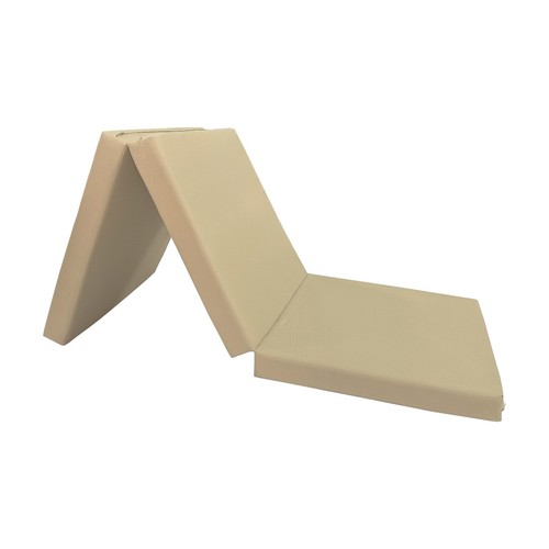 Tan trifold foam bed - tan,