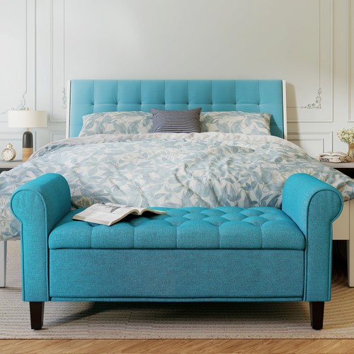 Bed end bench - end, with