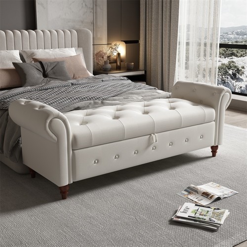 Modern upholstered end bed - end, of