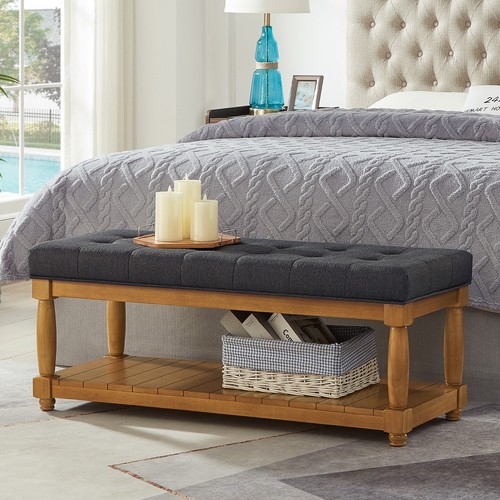 Classic linen upholstered end - classic,