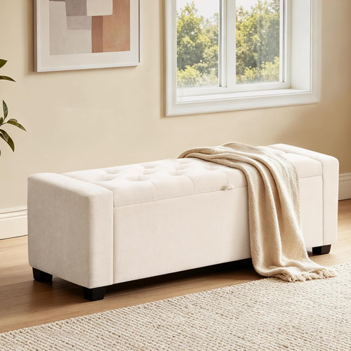 Ottoman with storage tufted - ottoman,