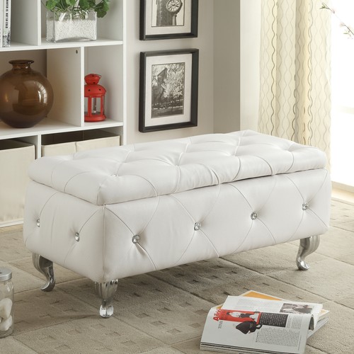 Storage bench ottoman - storage,