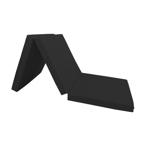 Black tri fold foam bed - tri,