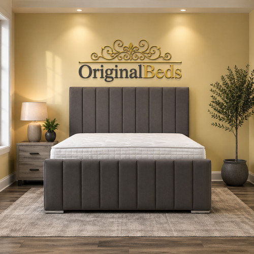 New panel bed - frame,, ottoman