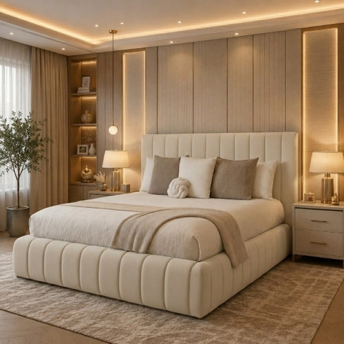 Luxury ottoman bed - ottoman,