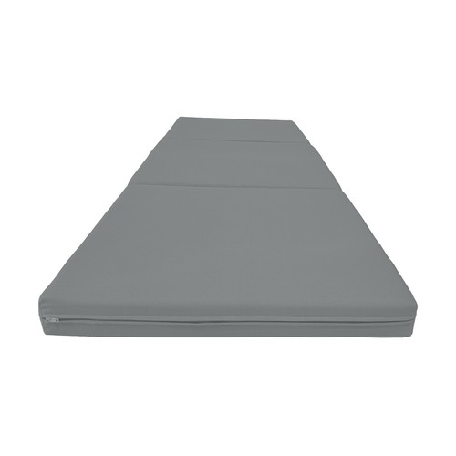 Gray trifold foam bed - trifold,
