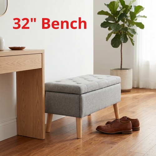 Wide storage ottoman bench - wide,