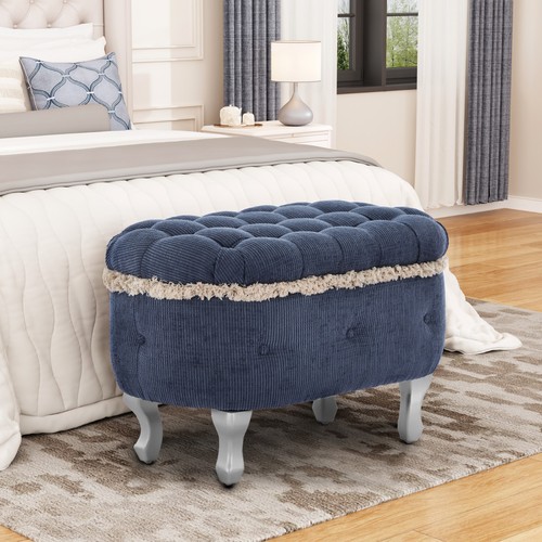 Storage ottoman upholstered - ottoman,