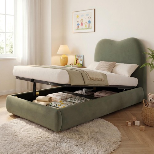 Single bed frame hydraulic - w/,